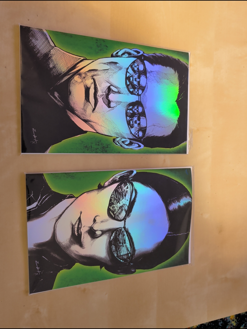 FAME: KEANU REEVES  SDCC EXCLUSIVE URIBE Neo/Trinity Set SDCC W/COA NM LTD 75